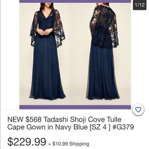 Tadashi Shoji designer gown